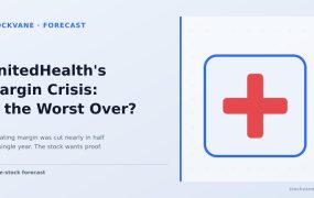 A medical cross icon representing UnitedHealth margin pressure