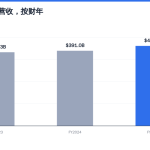 苹果AAPL营收走势图，按财年